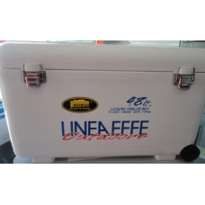 Arca Térmica Lineaeffe  48 Lt Branca c/ Rodas (COD8672)